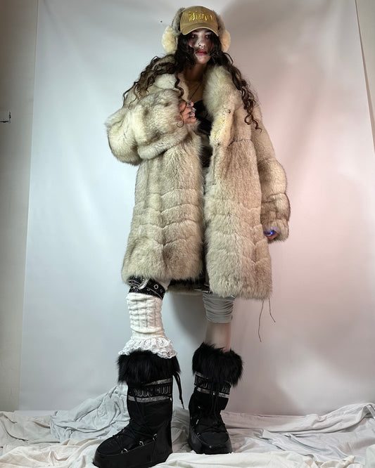 Vintage Fur Coat Arctic Fox