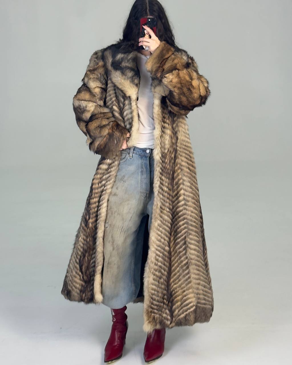 Vintage Long Fur Coat