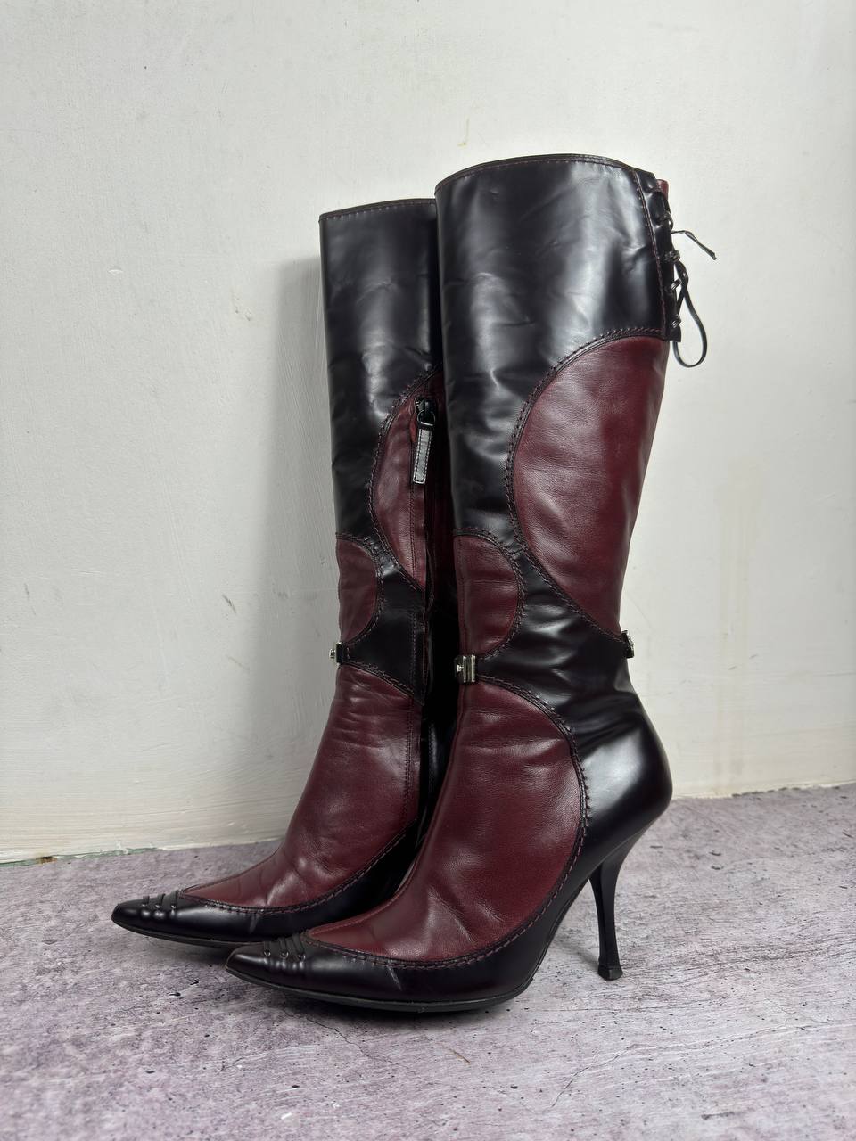 Vicini Vintage Italian Leather Boots 37/37.5