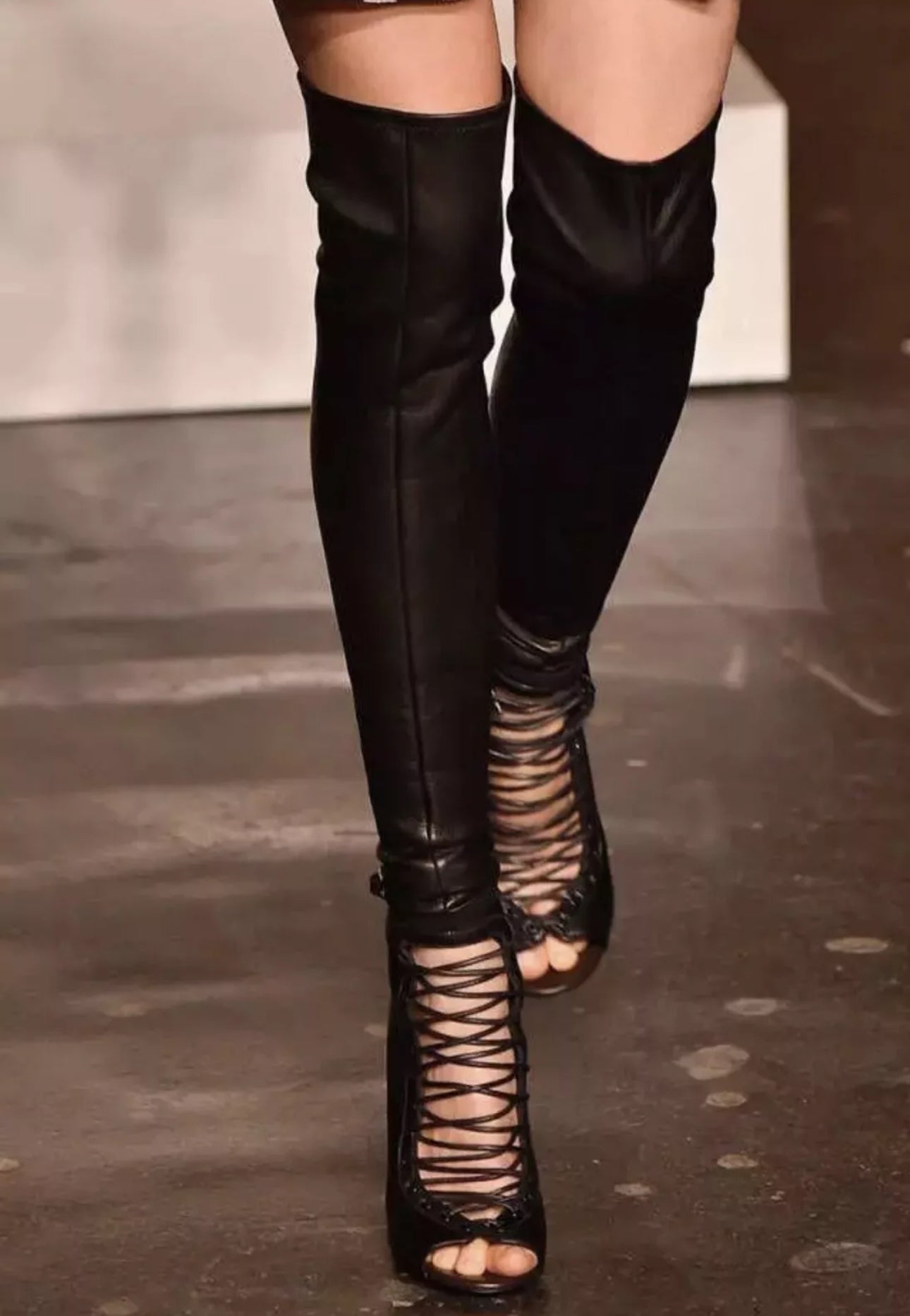 Givenchy S/S 2015 Runway Over The Knee Nunka Boots 37/38