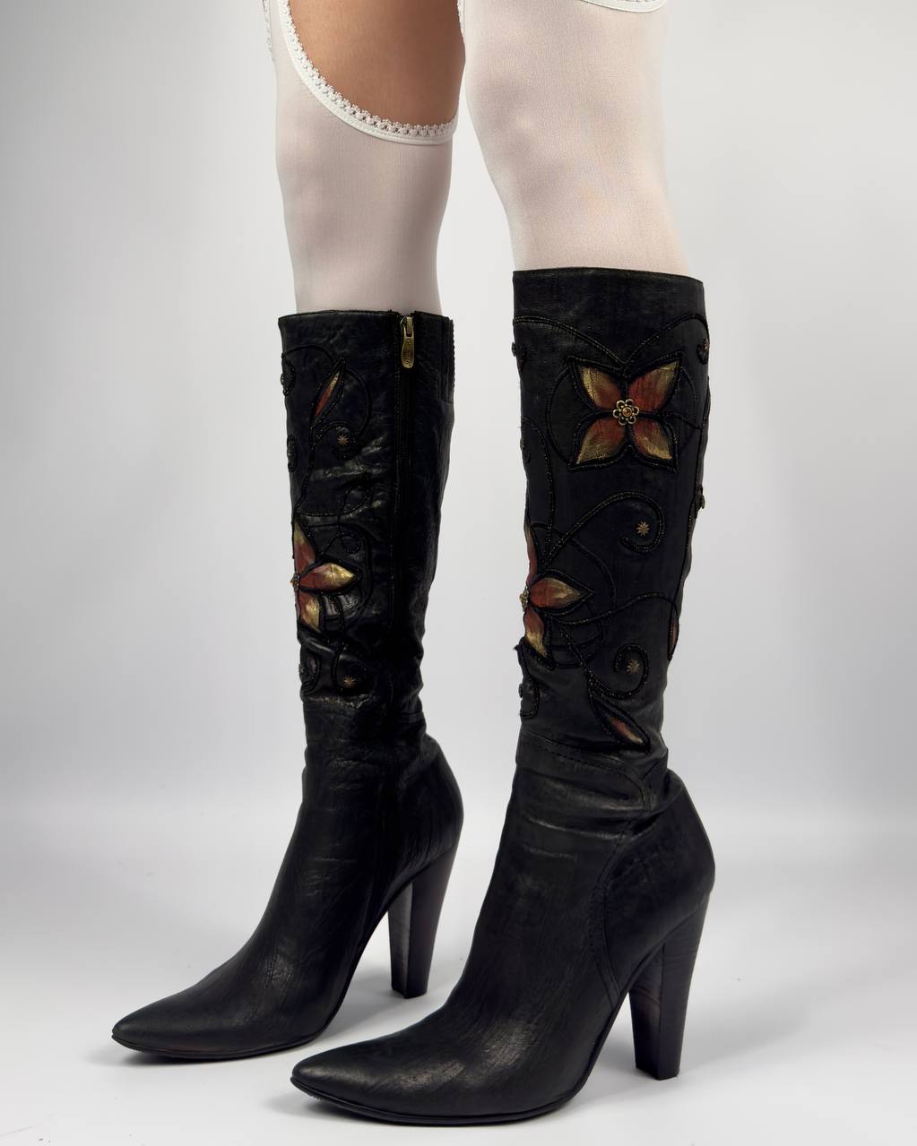 Vintage Leather Boots — 39/40