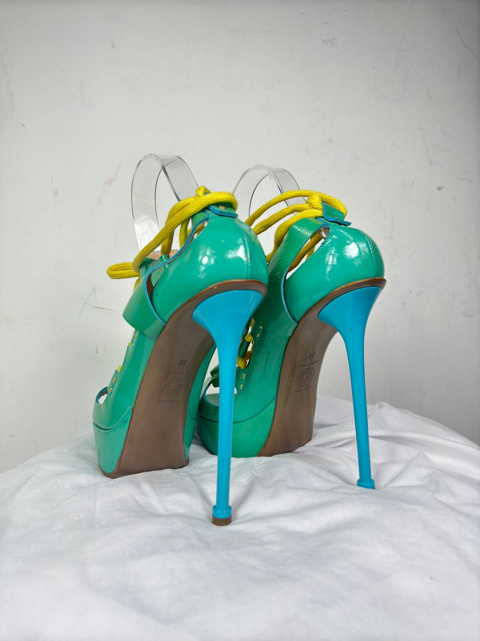 Versace 2011 Gladiator Wrap Lace Up Heels — 38/39