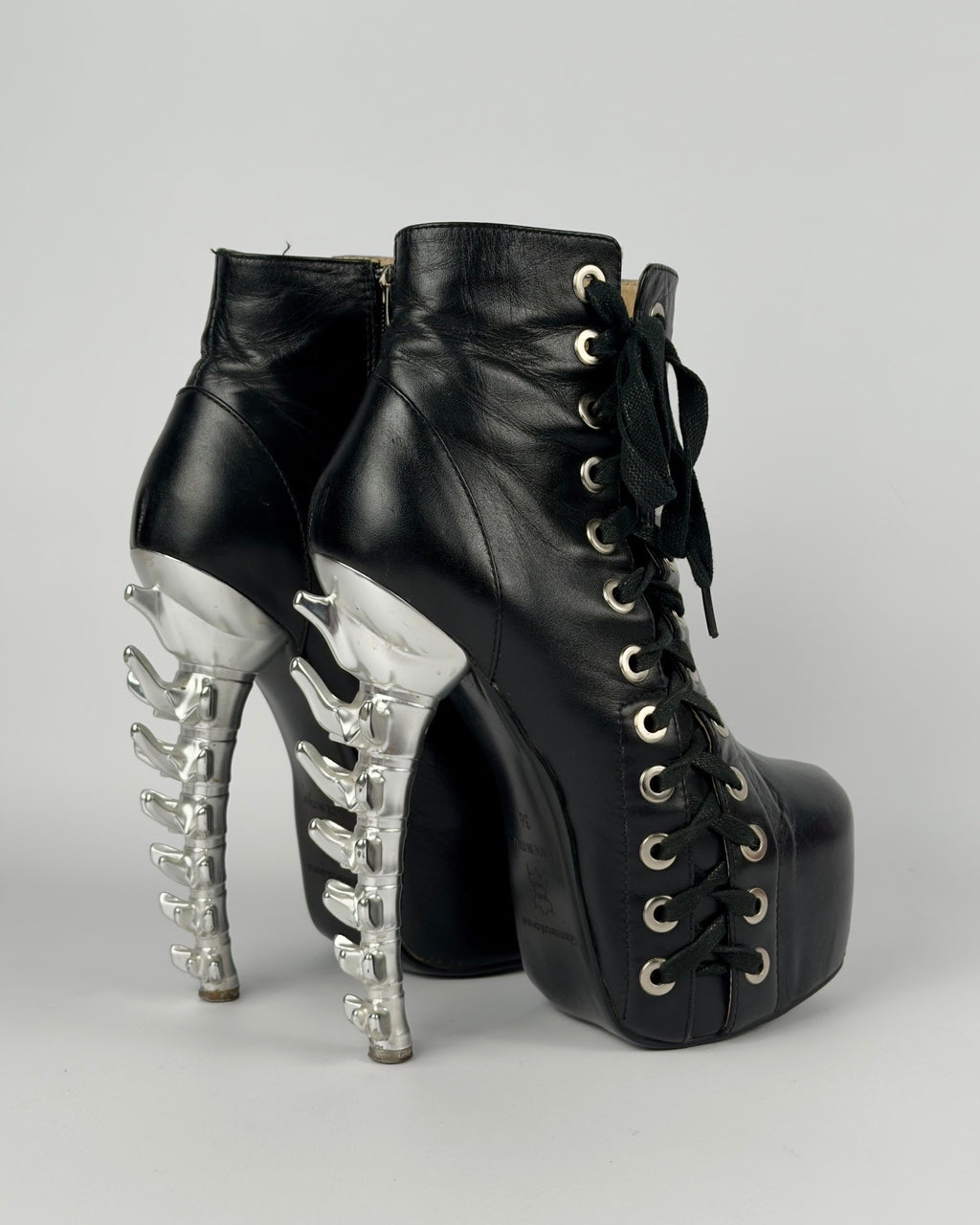 Gianmarco Lorenzi Spine Heel Boots — 36