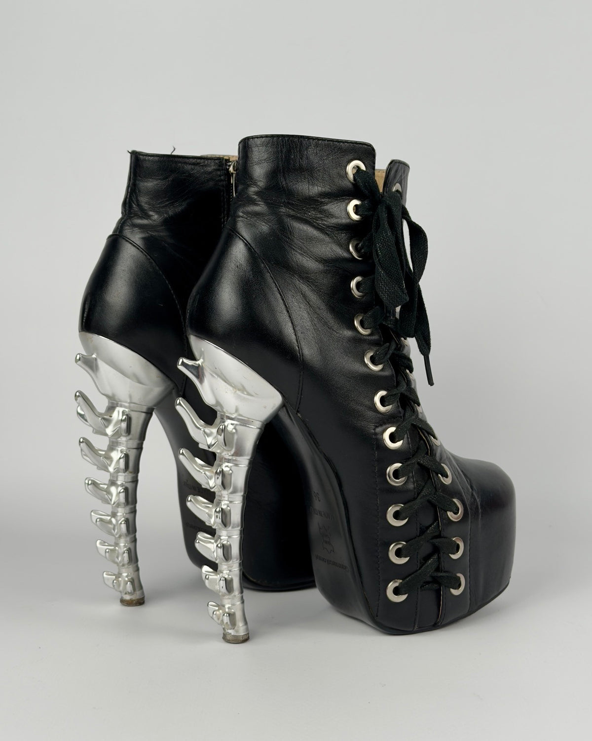 Gianmarco Lorenzi Spine Heel Boots — 36