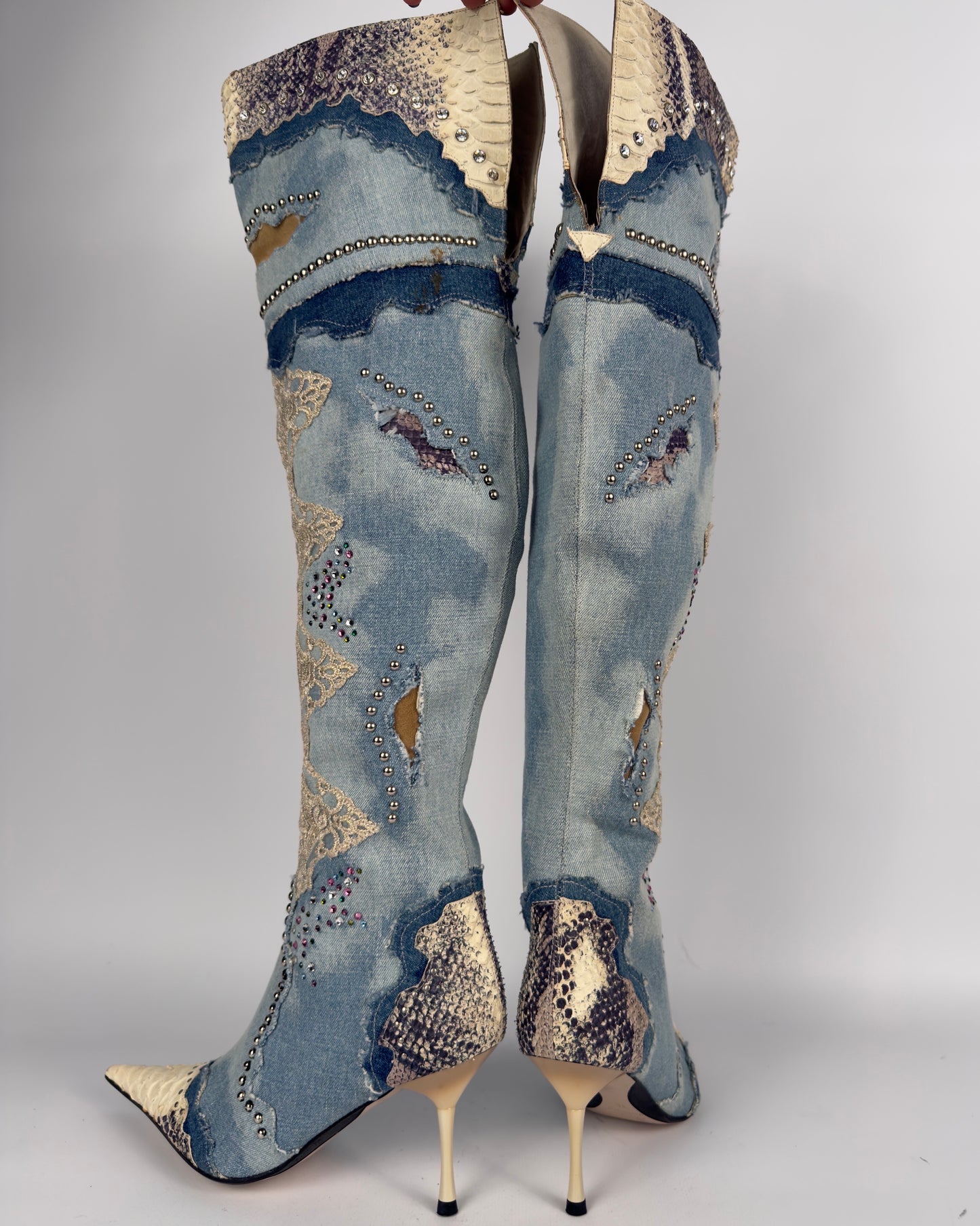 El Dante’s Couture Vintage Boots — 38