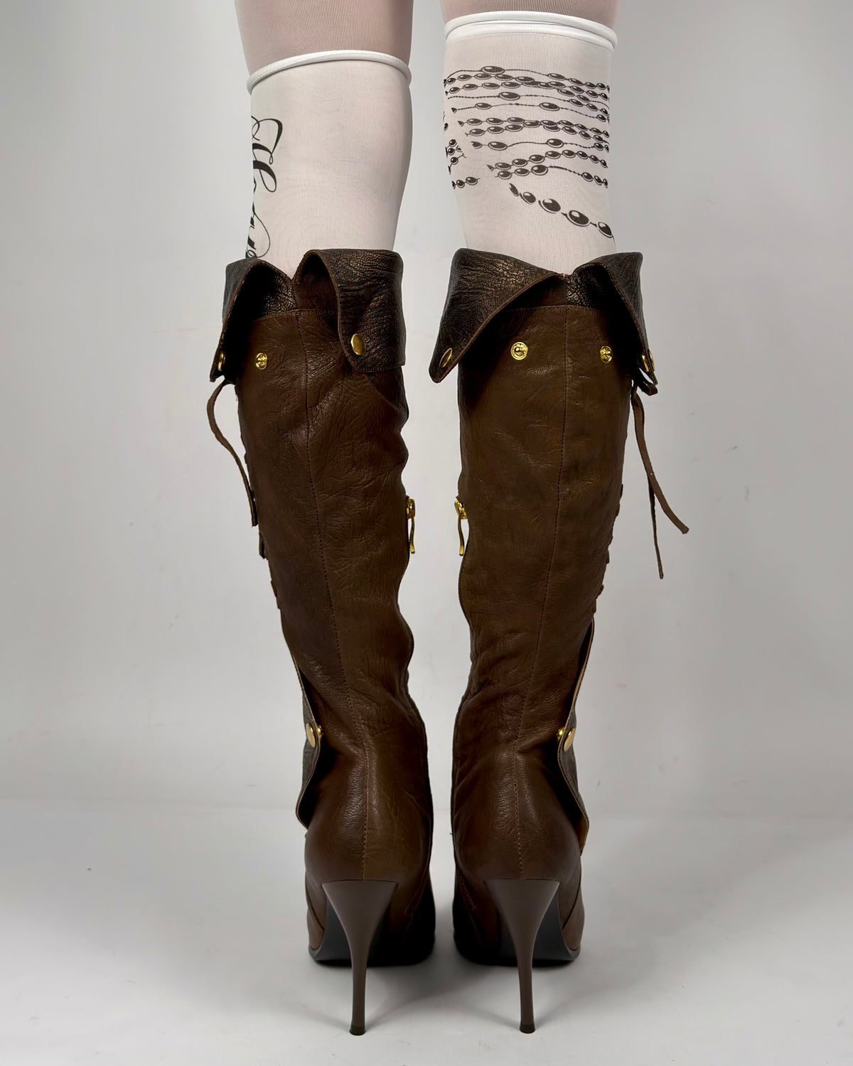 Vintage Leather Boots — 37, 38, 39