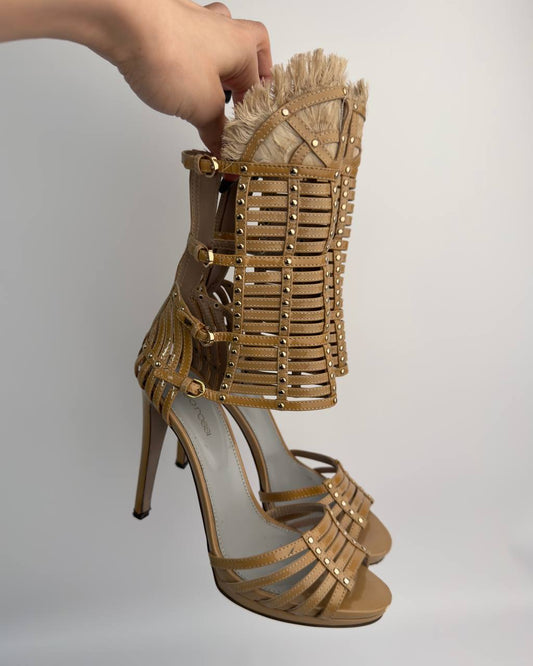 Sergio Rossi 2010 Gladiator Heels — 38.5