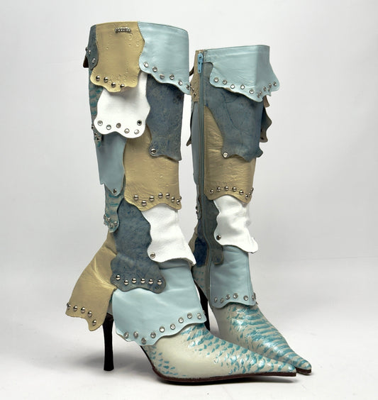 El Dante’s Rare Vintage Exotic Leather Boots — 37