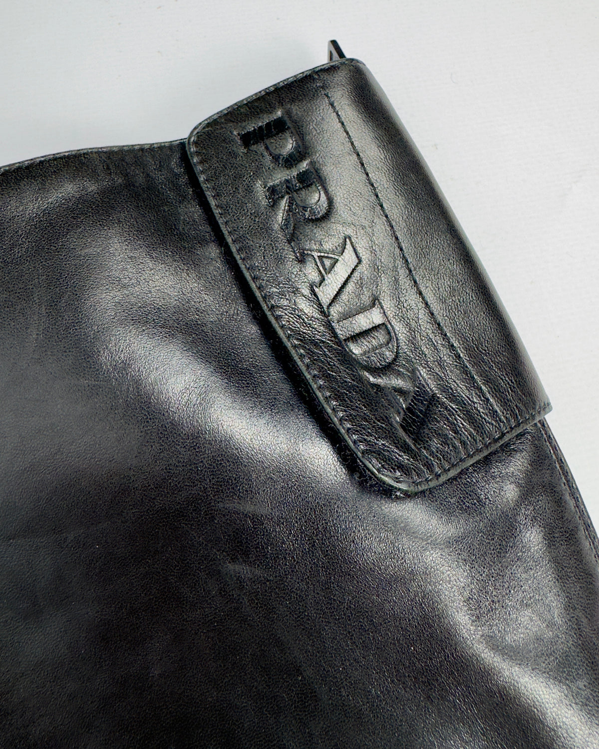 Prada AW99 Vintage Linea Rossa Leather Sport Boots
