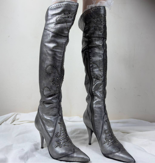 Vintage Leather Boots 38/39