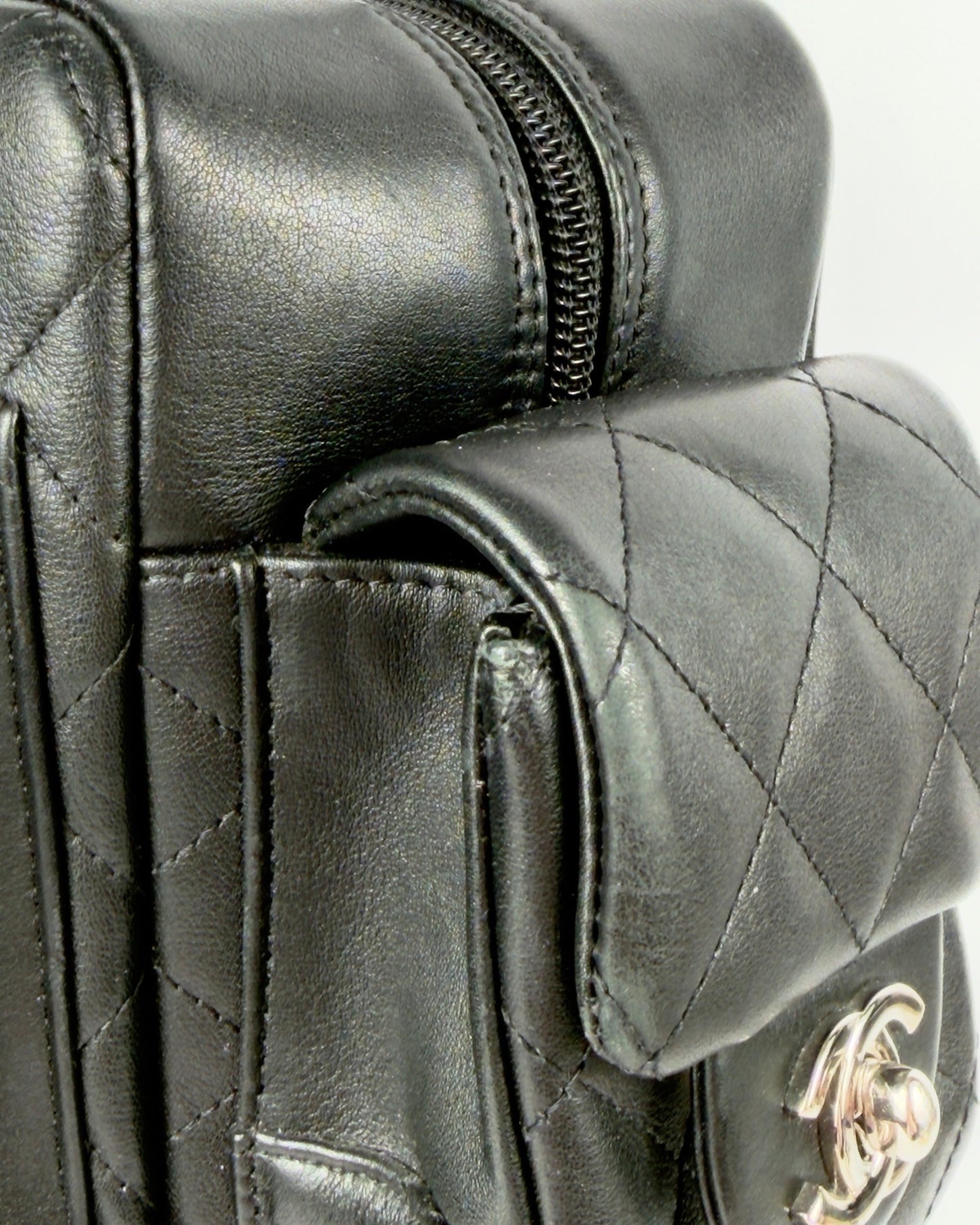 Chanel Cambon 2005 Multipocket Reporter Vintage Bag