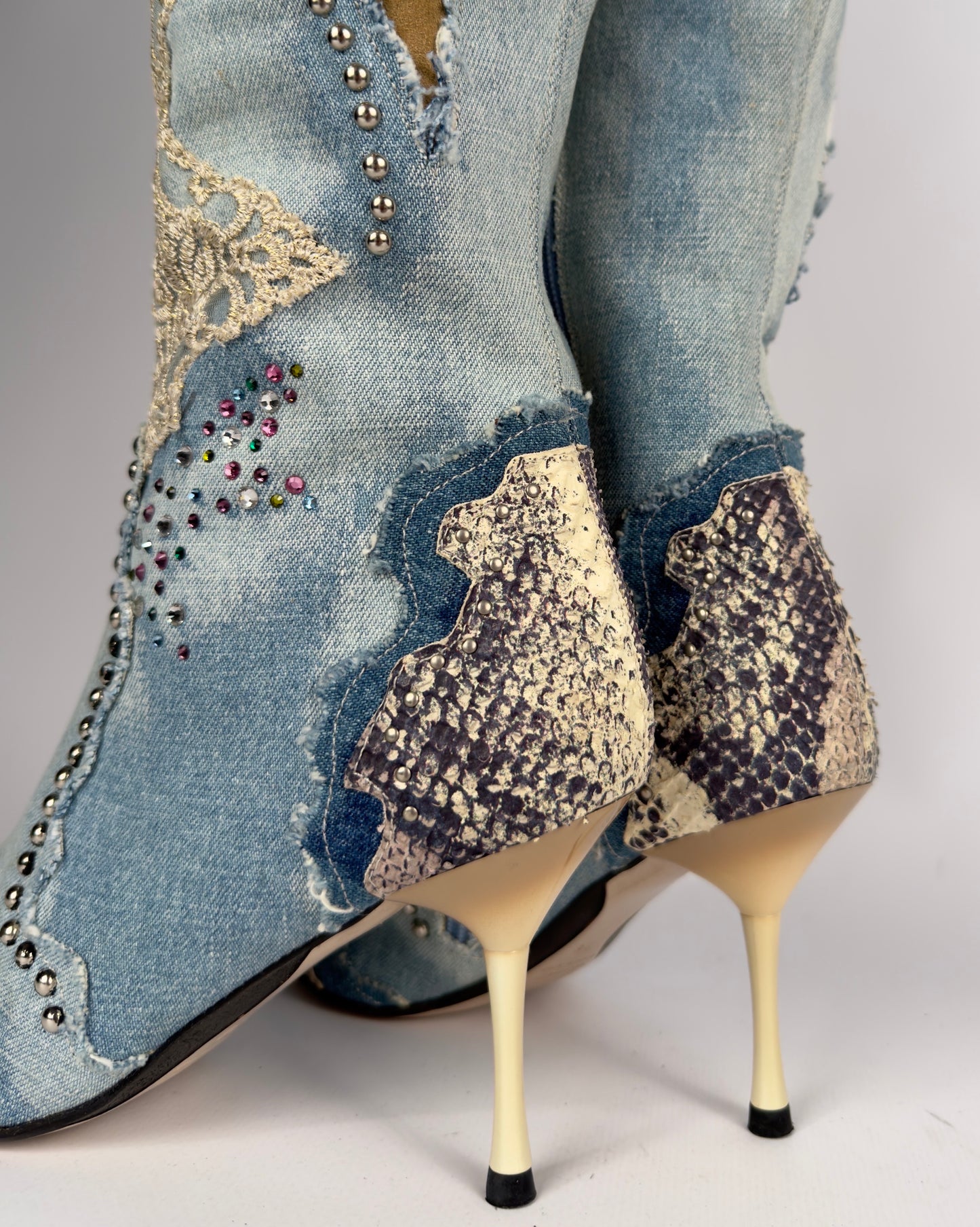 El Dante’s Couture Vintage Boots — 38