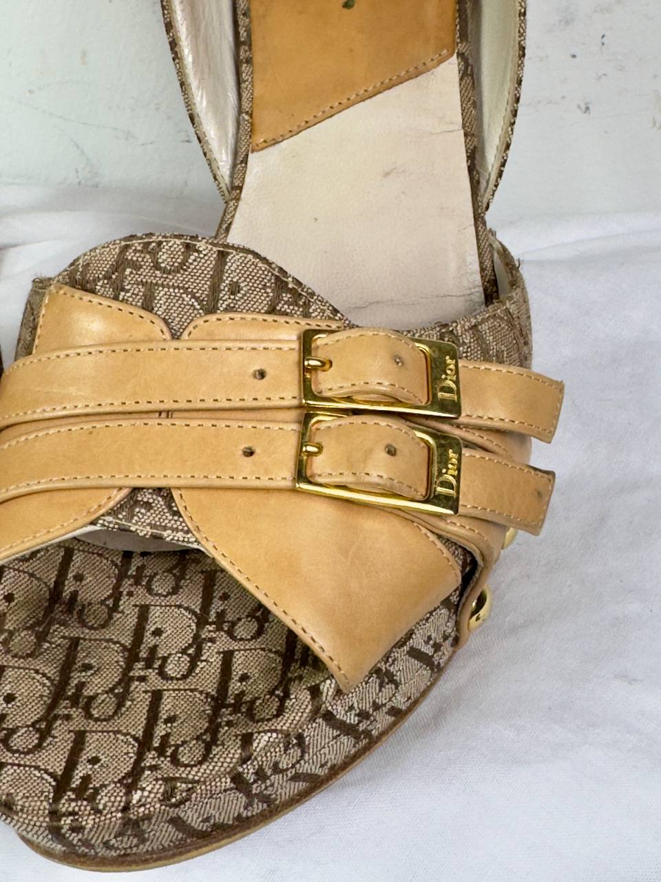 Dior Diorissimo Vintage Monogramme Heels — 39