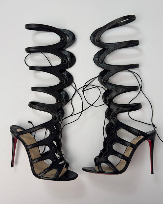 Christian Louboutin Amazoula S/S16 Gladiator Heels — 36.5/37.5 & 38/39