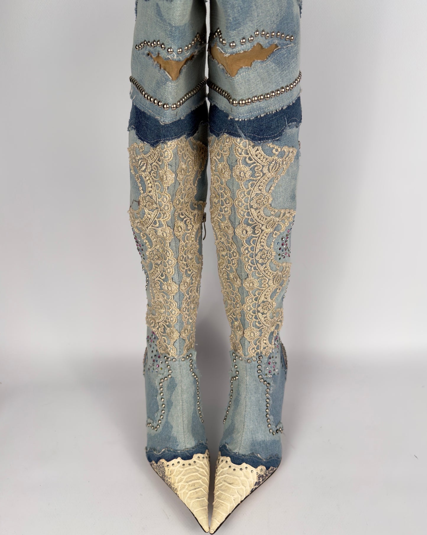 El Dante’s Couture Vintage Boots — 38