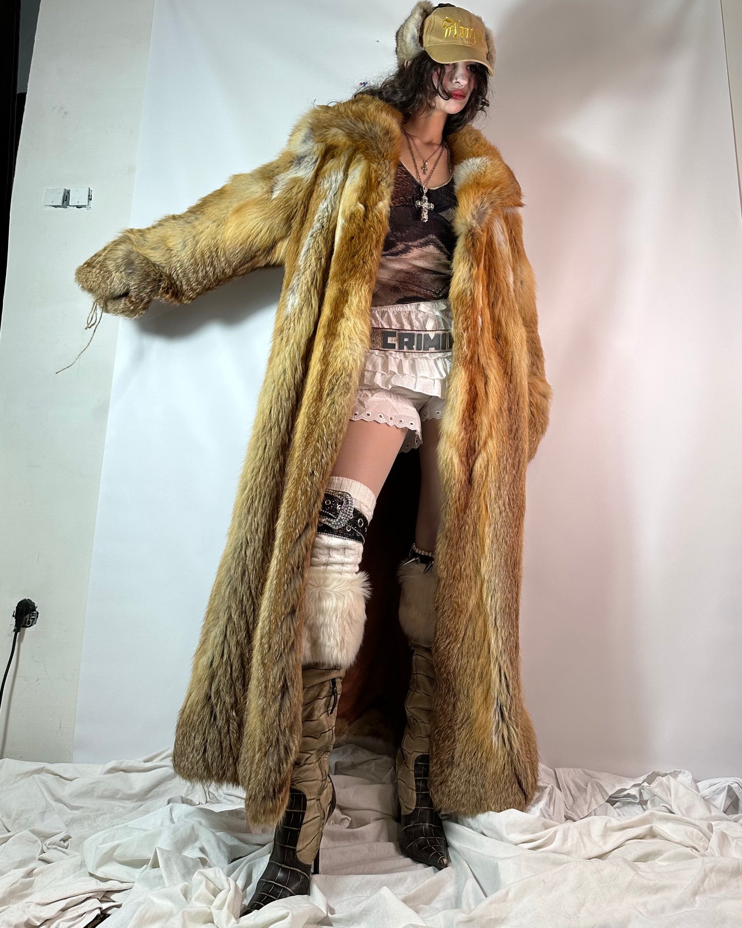 Vintage Long Fur Coat