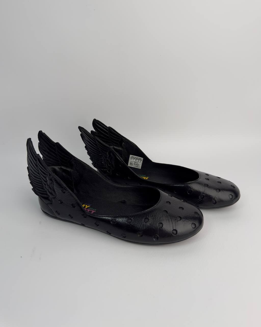 Adidas Jeremy Scott Wing Black Polka Dot Ballet Flats — 36/36.5 US5.5