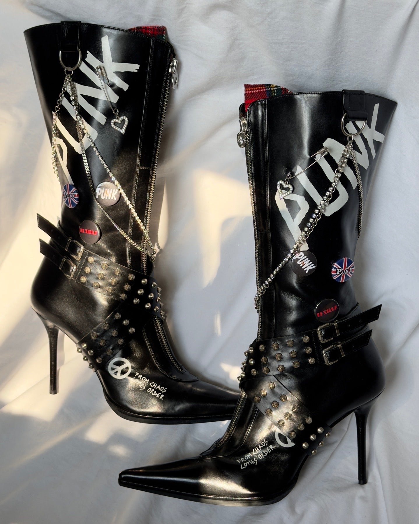 Le Silla Vintage Punk Boots — 40