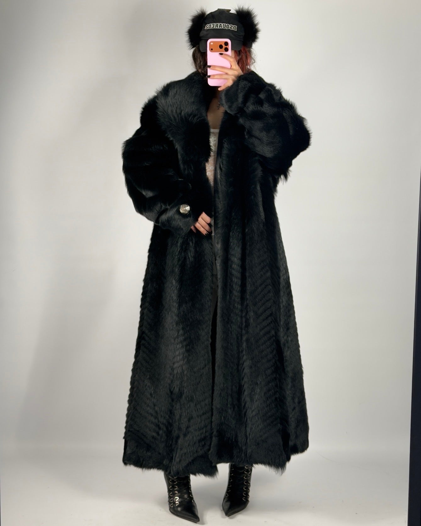 Vintage Fur Coat L/XXL