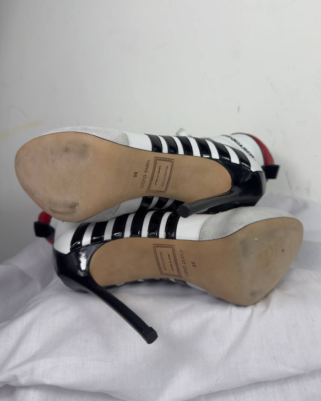 Dsquared2 Julie Sneaker Heels 36 new with box