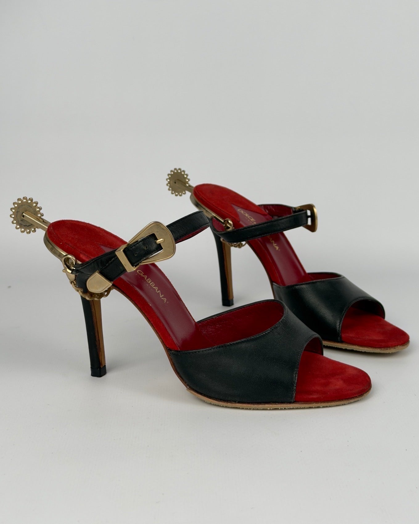 Dolce & Gabbana c.2004 Vintage Spur Heels — 37.5/38