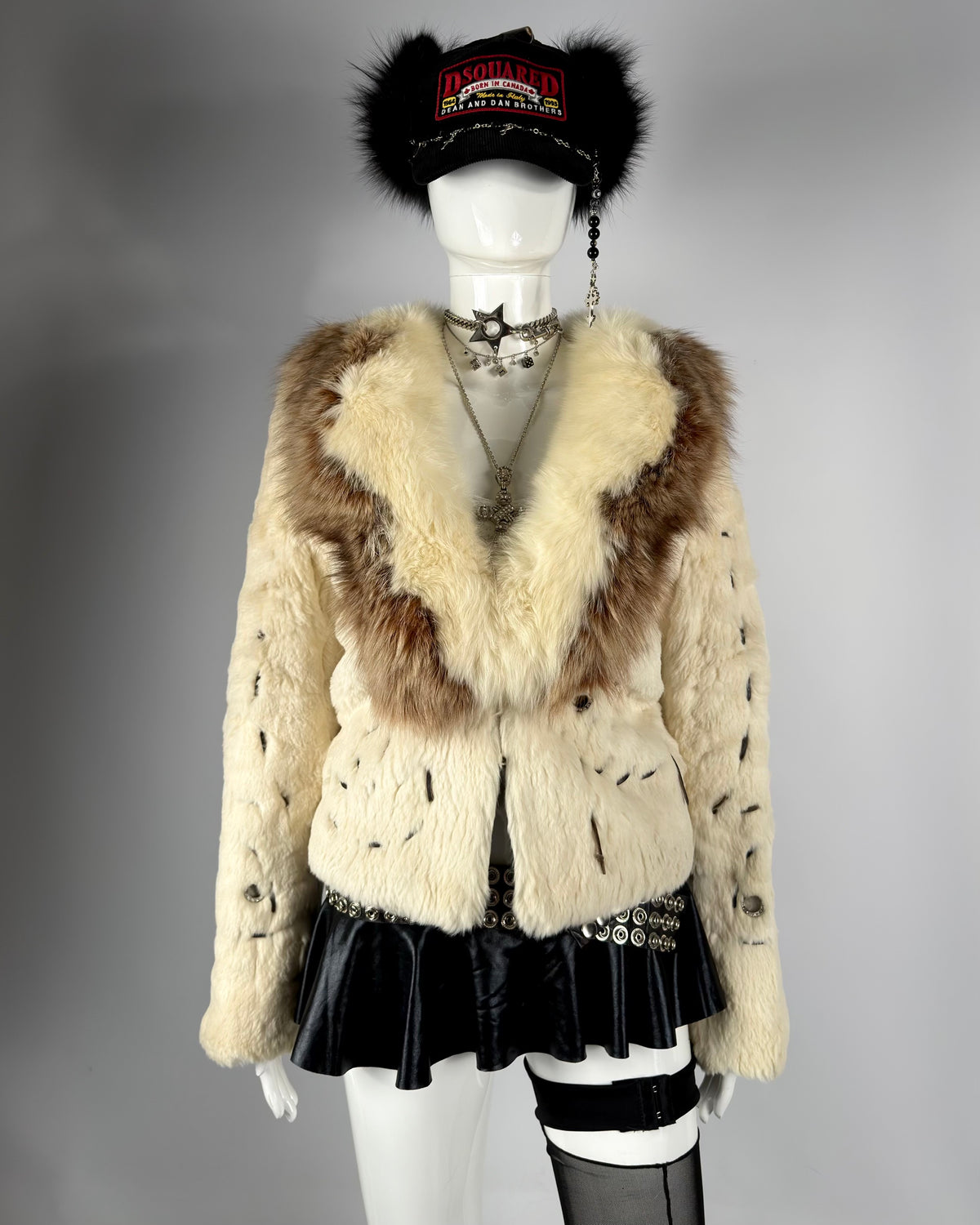 Vintage Fox Fur Jacket — XS/M