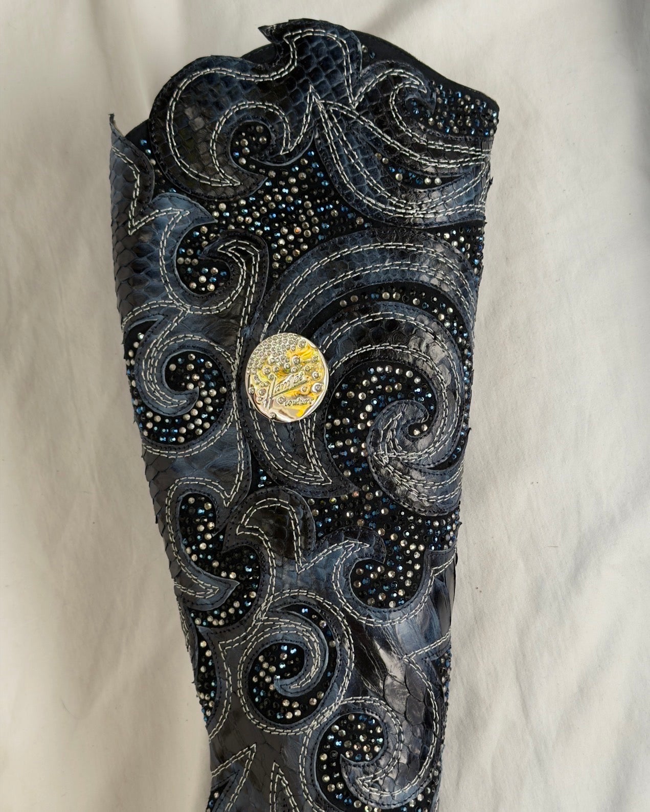 Hamlet Couture Italian Python Boots