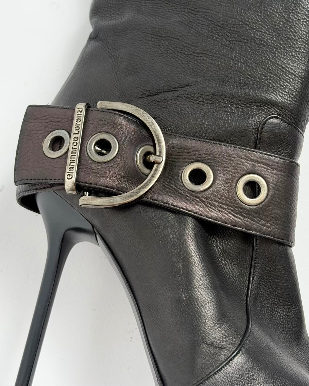 Gianmarco Lorenzi Vintage Buckle Boots — 40