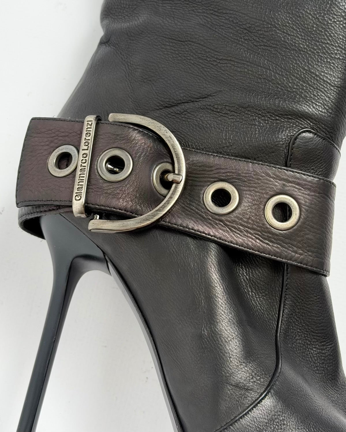 Gianmarco Lorenzi Vintage Buckle Boots — 40