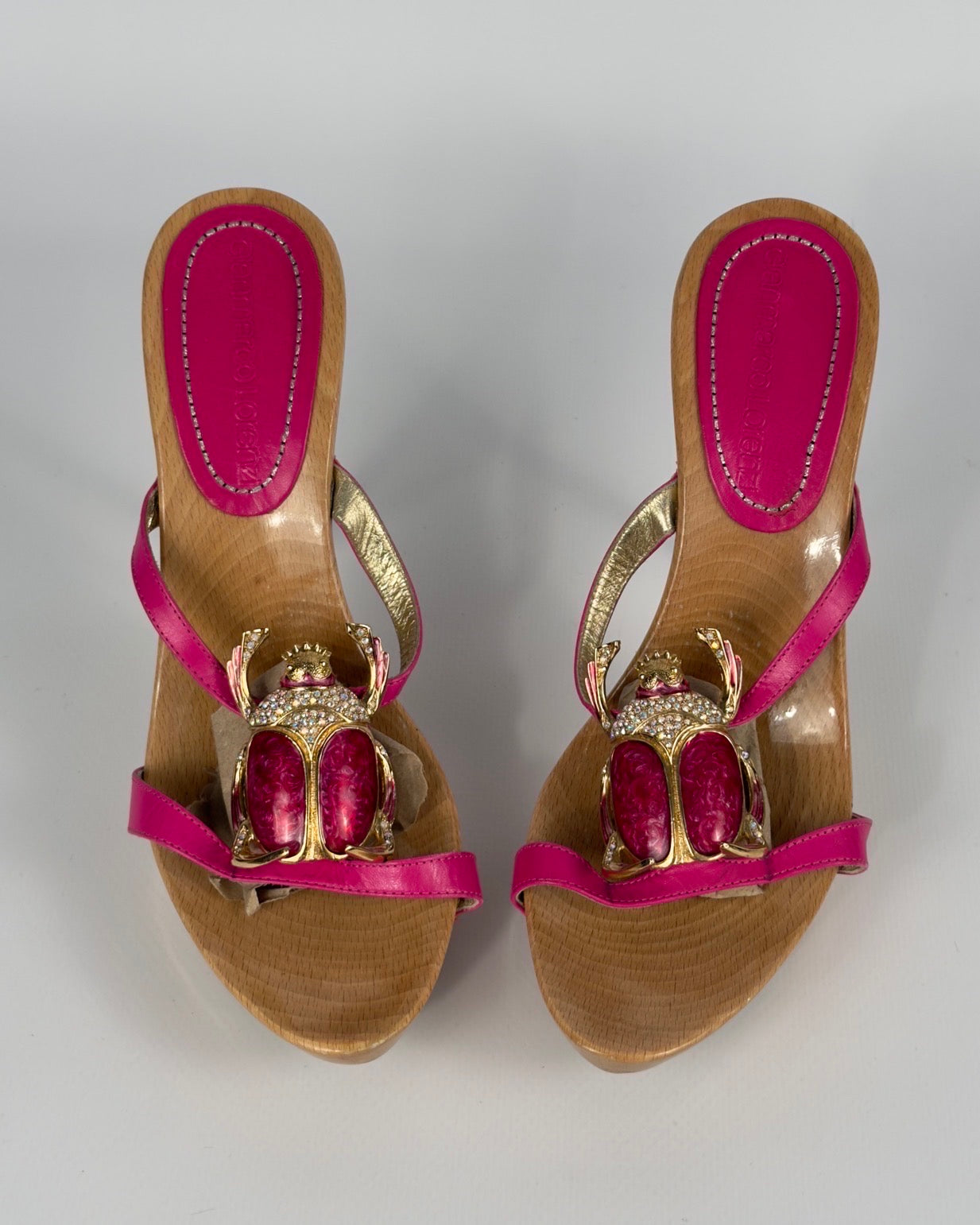 Gianmarco Lorenzi Vintage Beetle Heels — 39