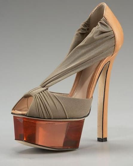 Fendi Cinderella 2010 Lucite Heels — 36.5