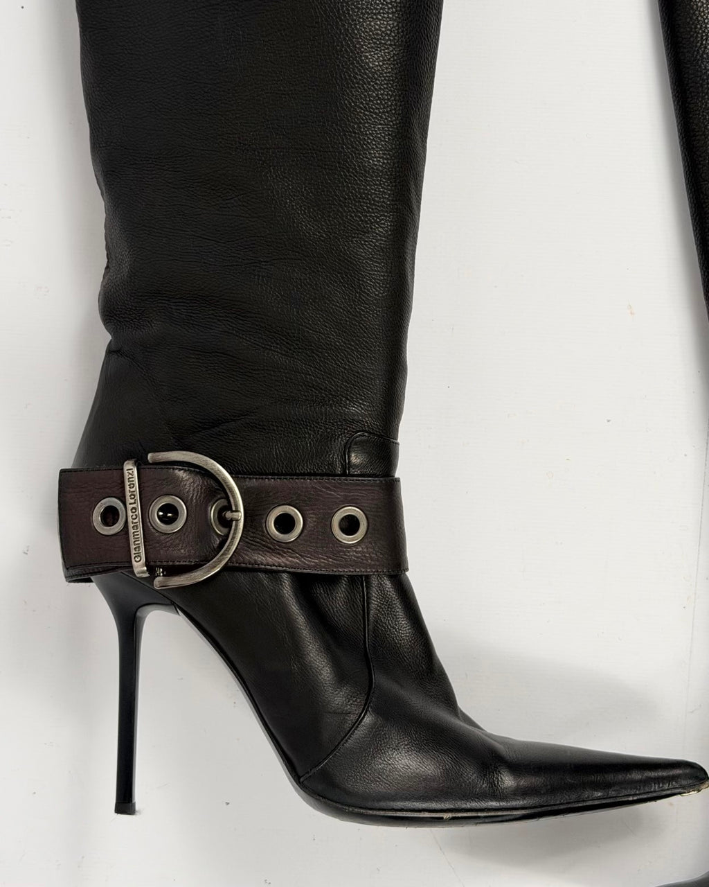 Gianmarco Lorenzi Vintage Buckle Boots — 40