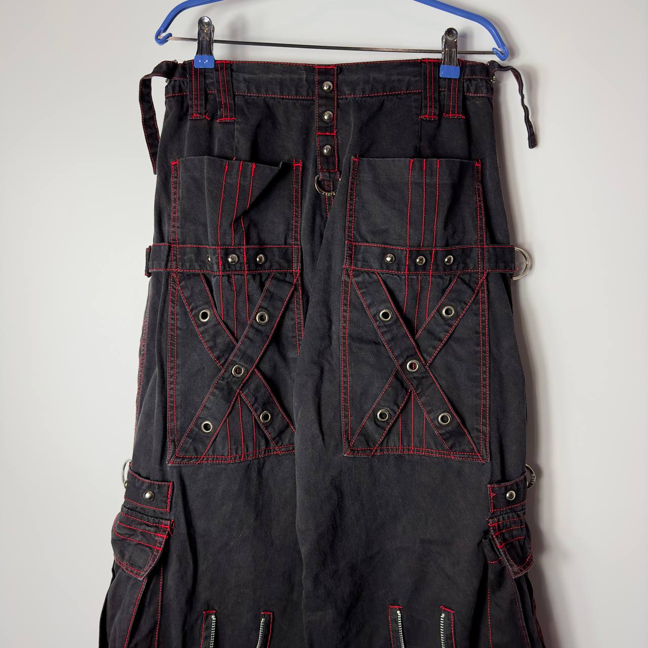 Vintage 1990s Tripp Nyc Daang Goodman Wide Leg Y2K Raver Pants