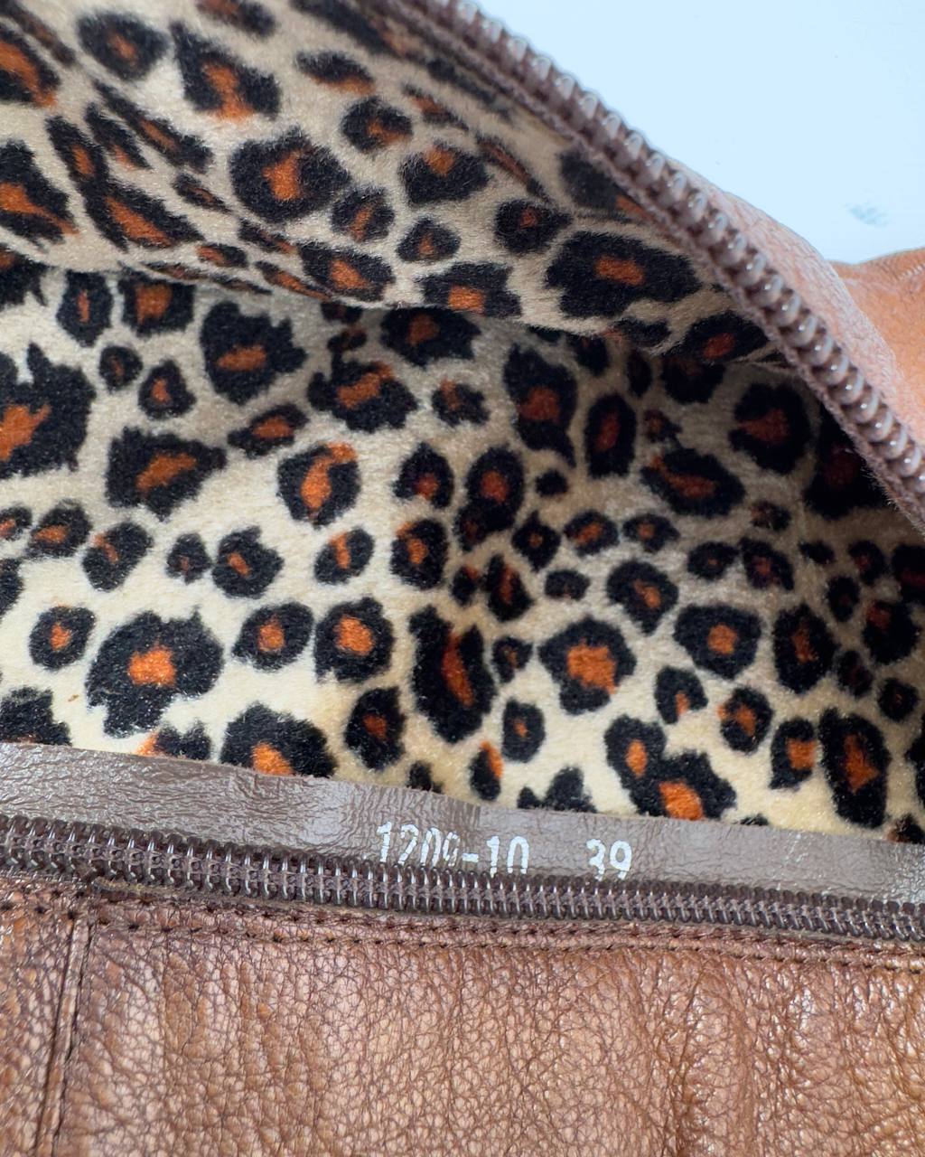 Vintage Italian Leather Boots — 39