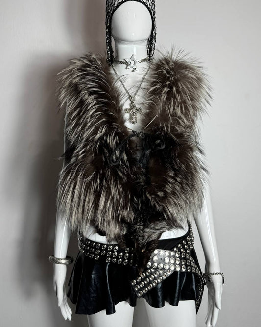 Vintage Fox Fur Vest