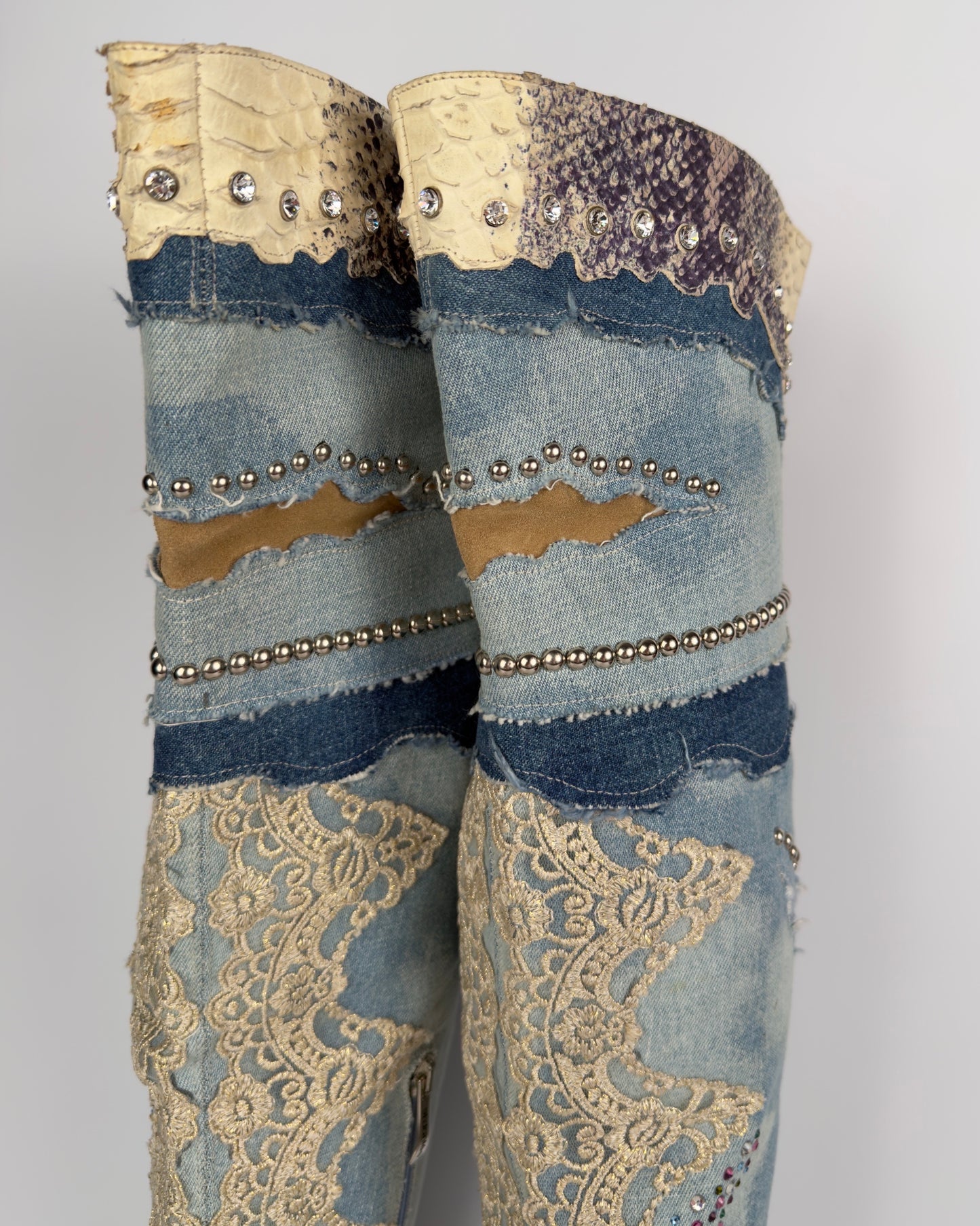 El Dante’s Couture Vintage Boots — 38