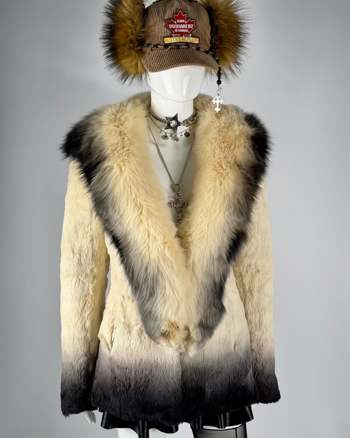 Vintage Fox Fur Jacket — XS/M