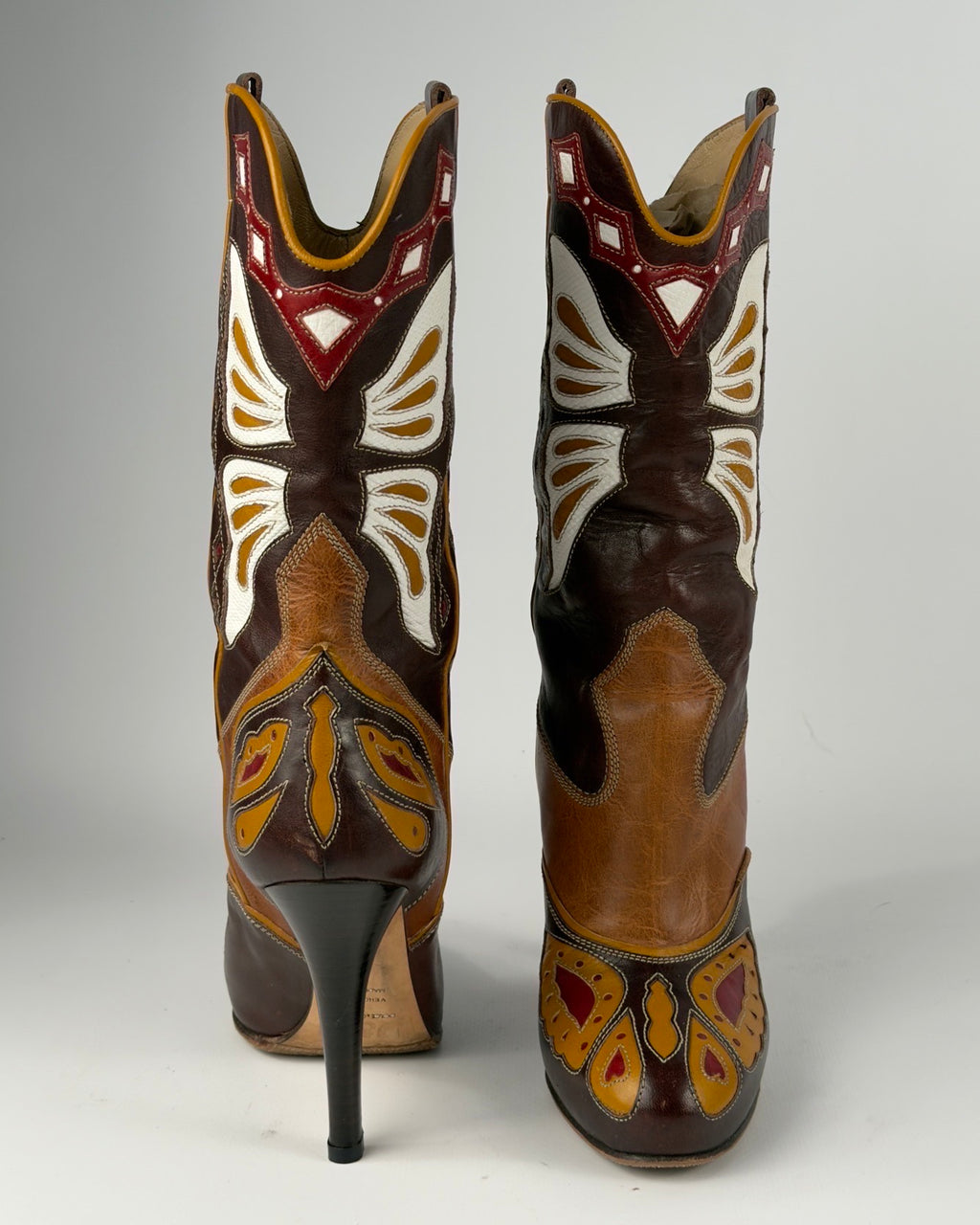 D&G SS04 Cowboy Butterfly Boots — 39