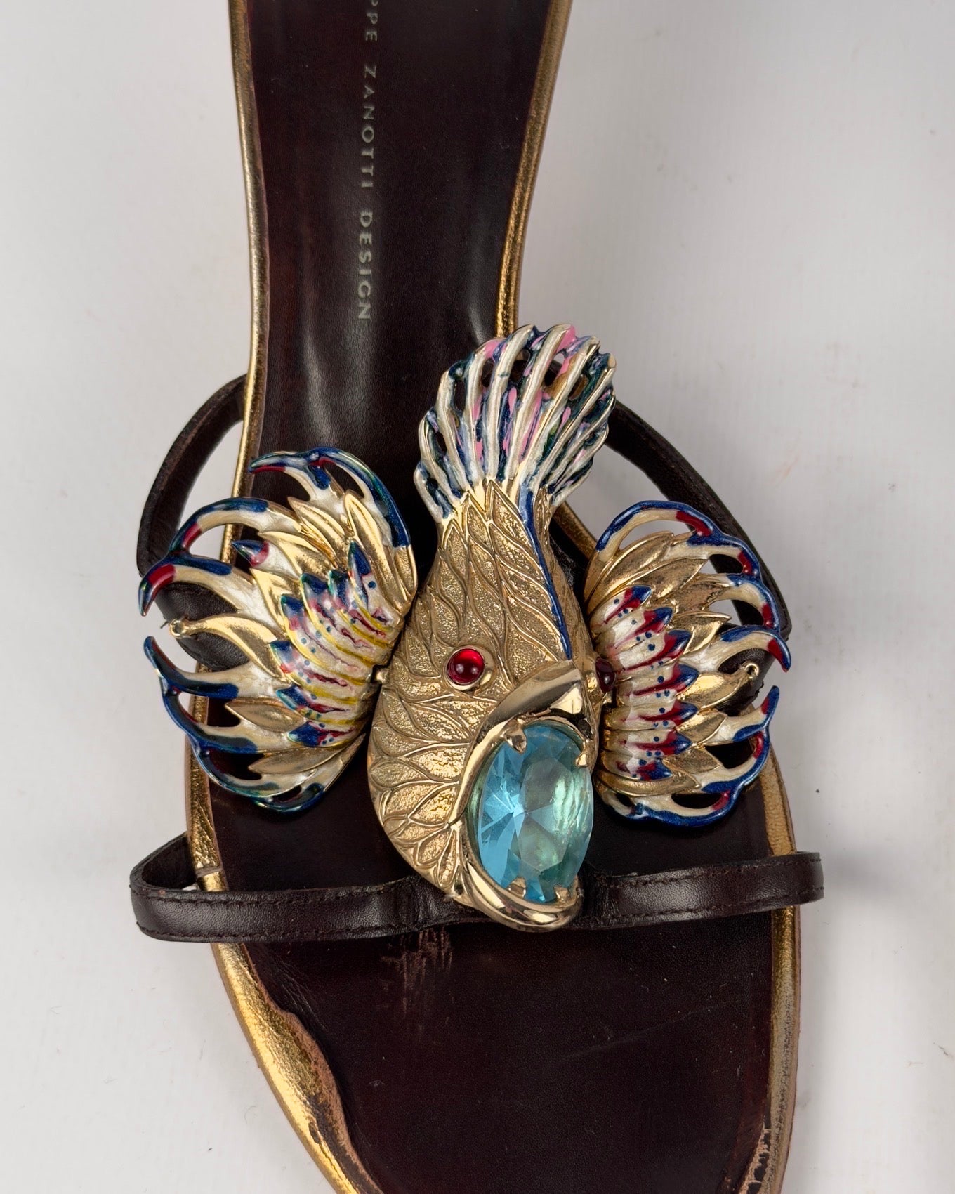 Giuseppe Zanotti Lionfish Kitten Heels — 40