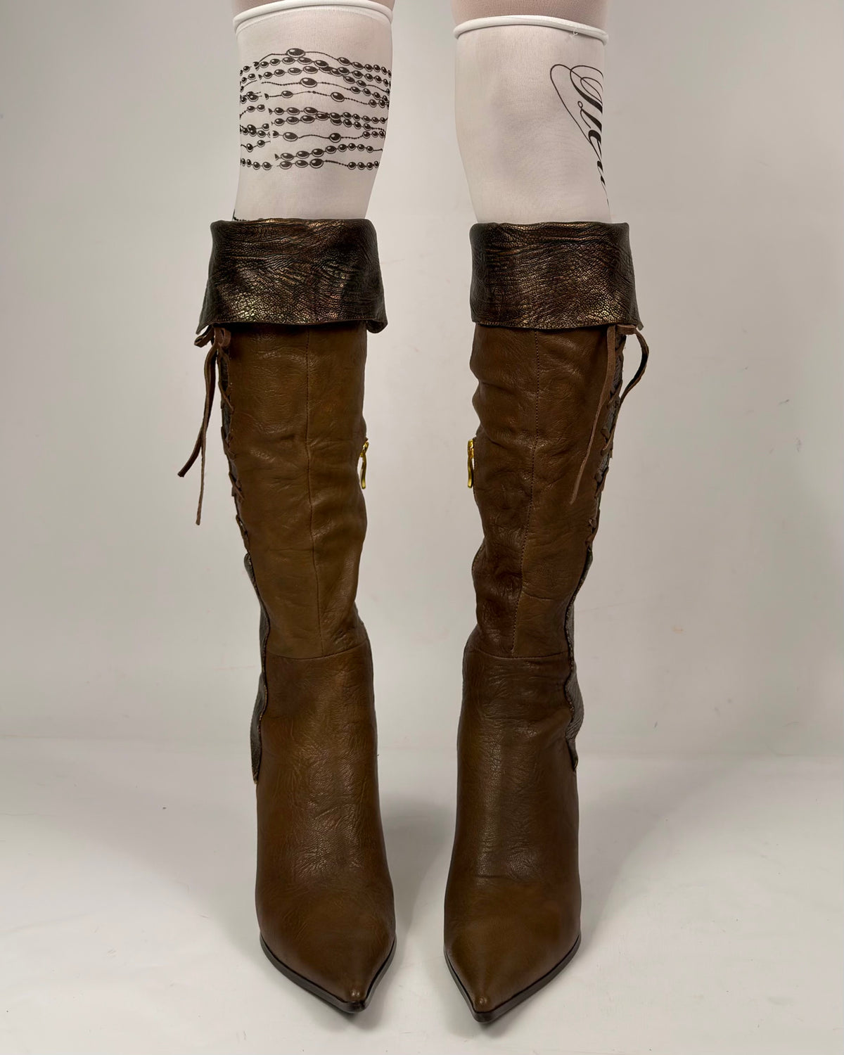 Vintage Leather Boots — 37, 38, 39