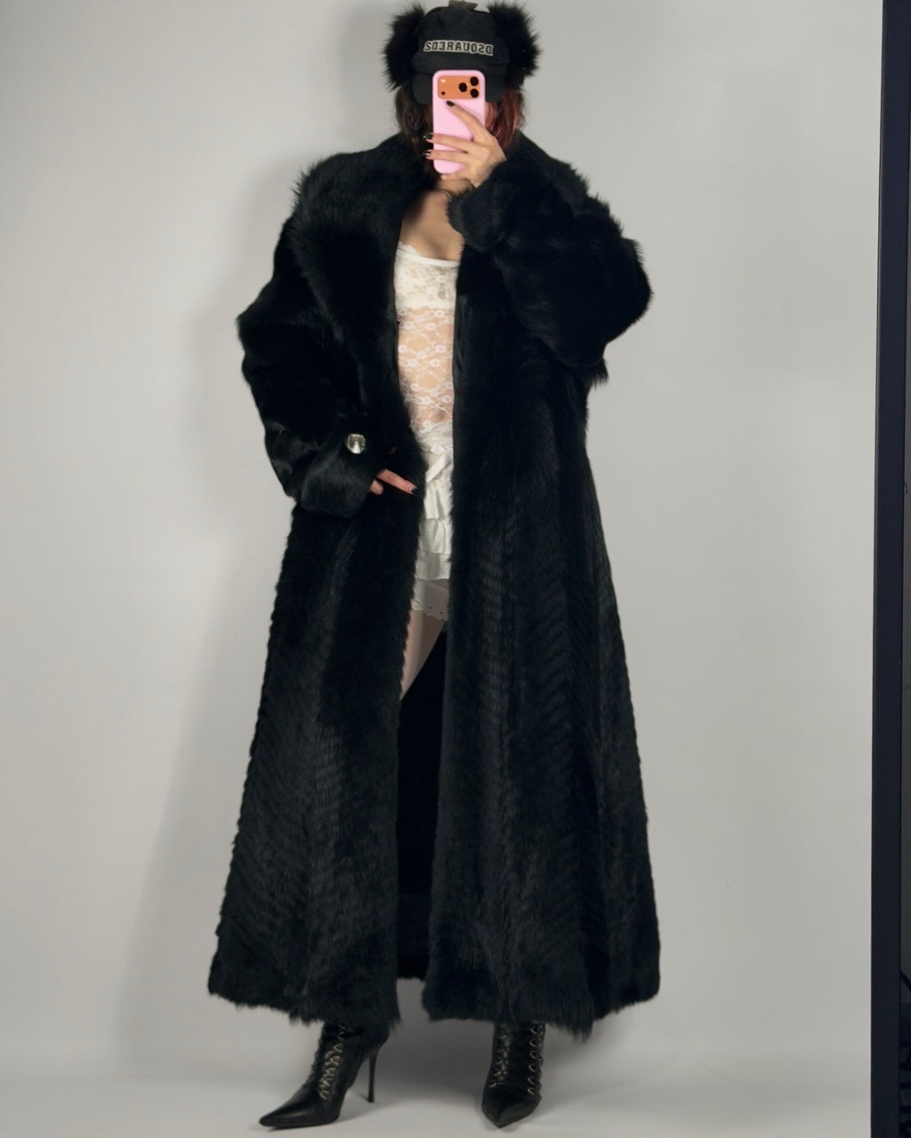 Vintage Fur Coat L/XXL