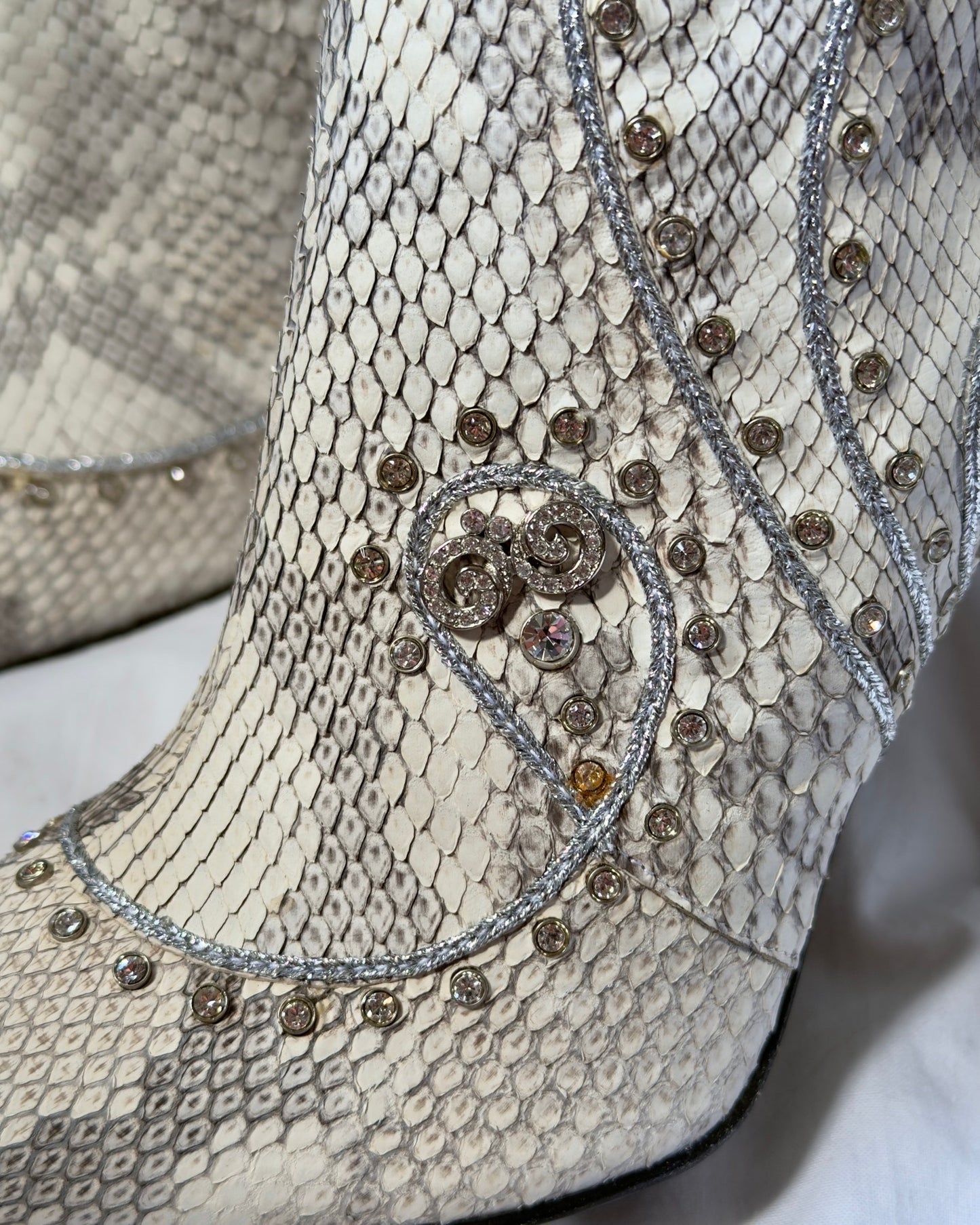Hamlet Couture Italian Python Boots