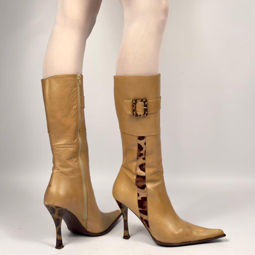 Gianmarco Lorenzi Vintage Leather Boots — 38/39