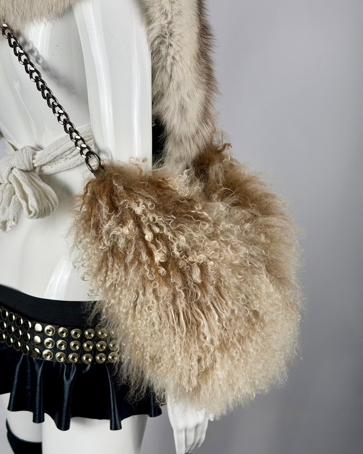 Vintage Llama Fur Bag