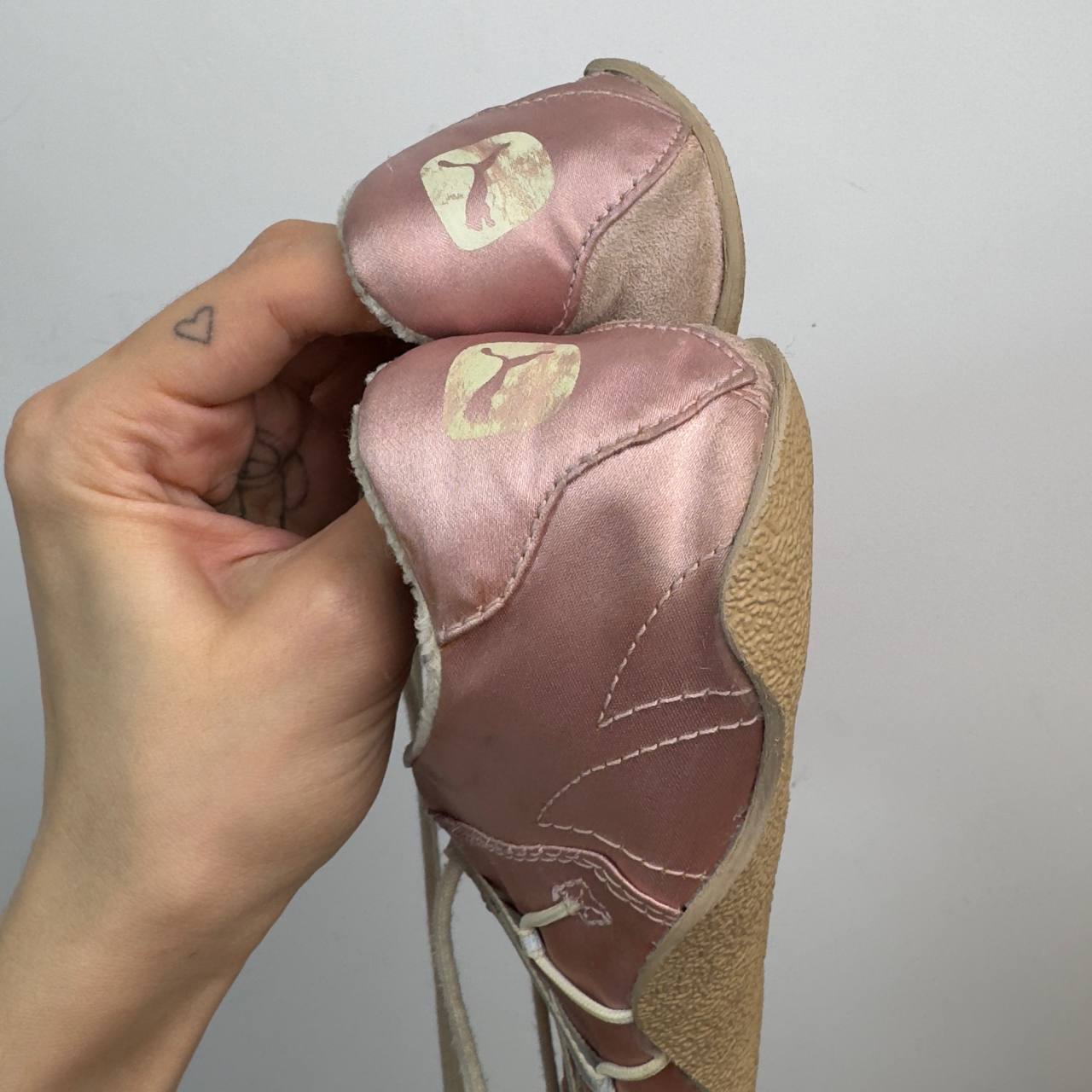 Puma Vintage Lace Up Ballet Flats — 37/38