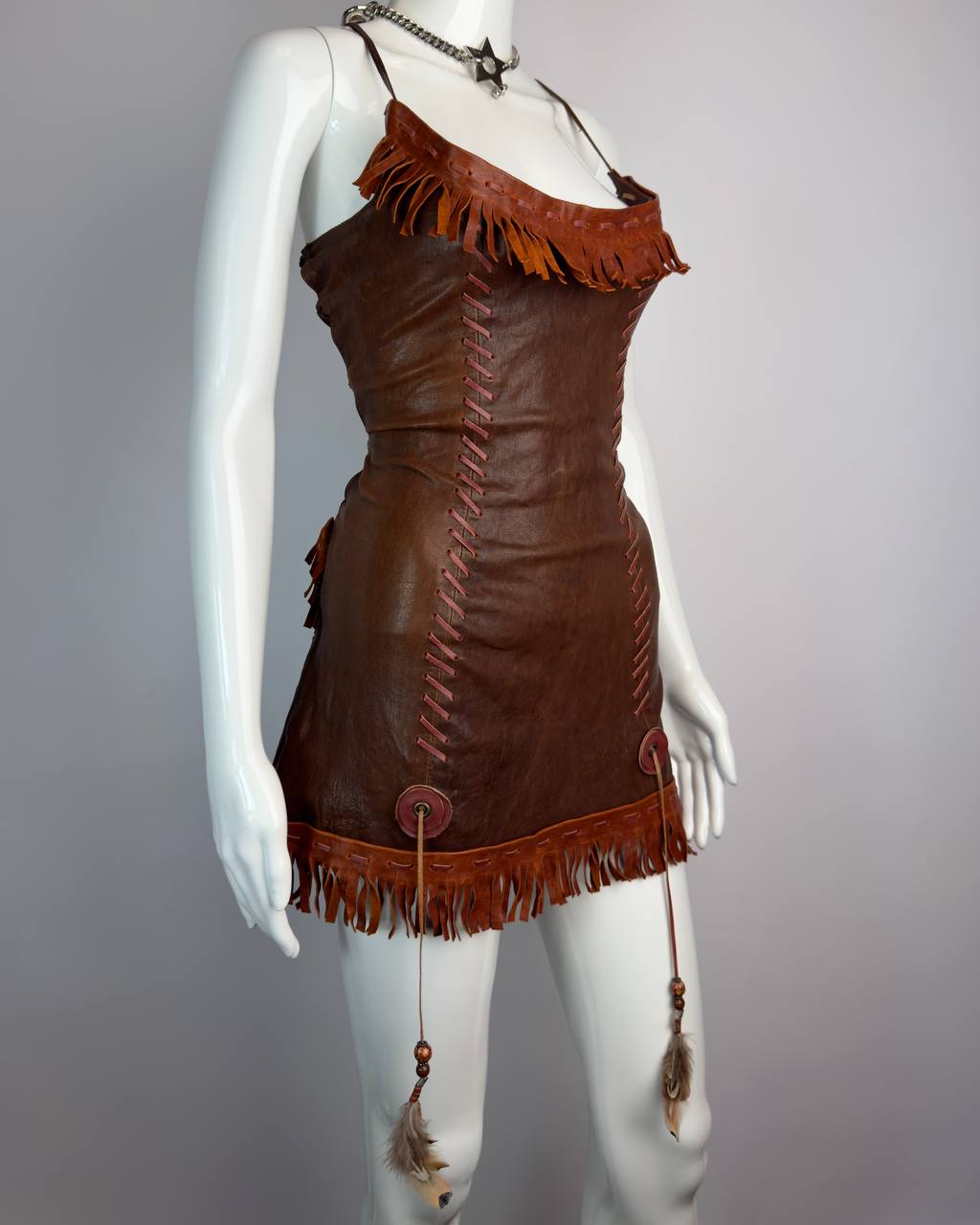 Dsquared2 S/S 2005 Runway Leather Dress