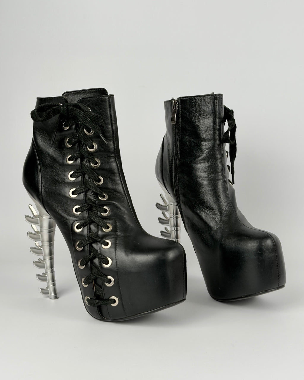 Gianmarco Lorenzi Spine Heel Boots — 40