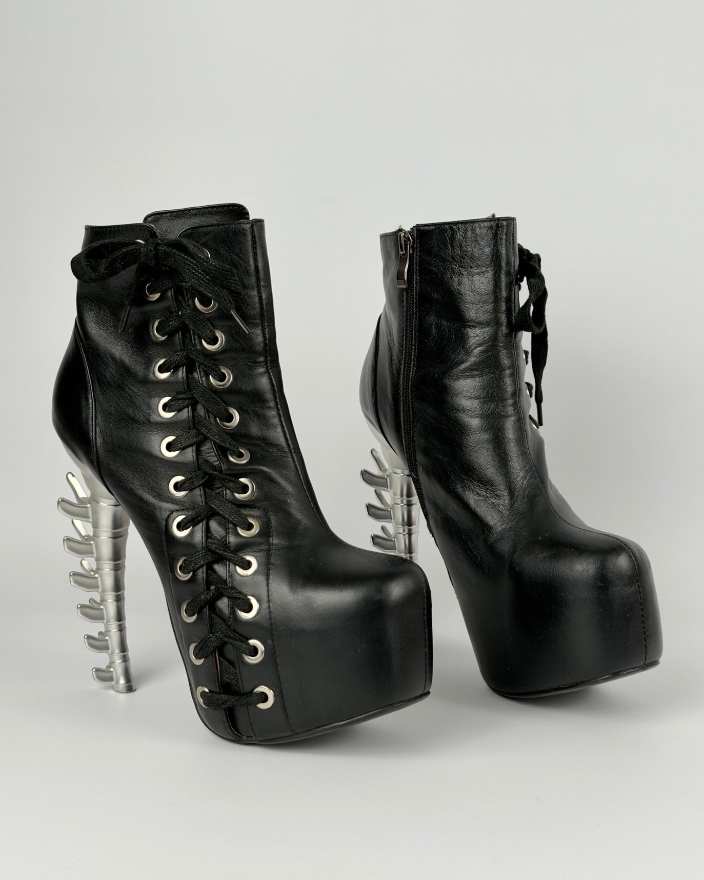 Gianmarco Lorenzi Spine Heel Boots — 40