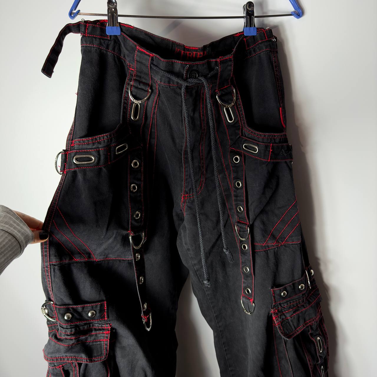 Vintage 1990s Tripp Nyc Daang Goodman Wide Leg Y2K Raver Pants