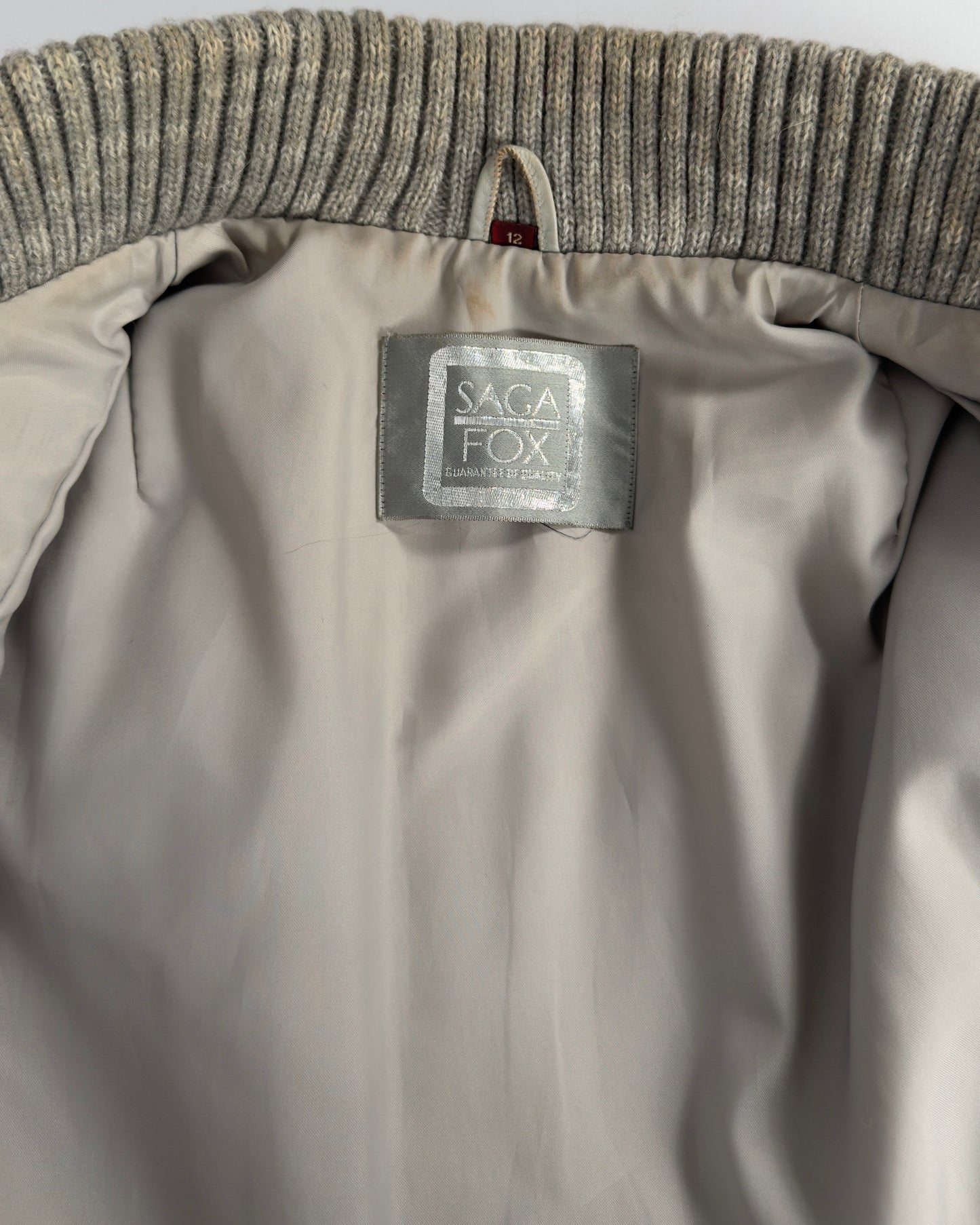 Vintage “Saga Fox” Arctic Fox Jacket — S/M